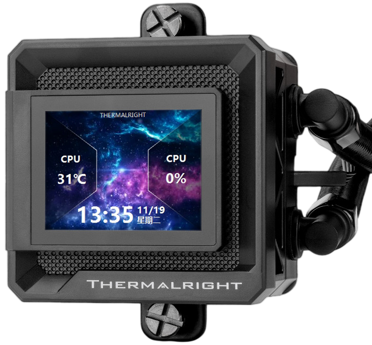 Система жидкостного охлаждения для процессора Thermalright Frozen Warframe SE 360 ARGB Black V2 (TRFWSE360ABV2)