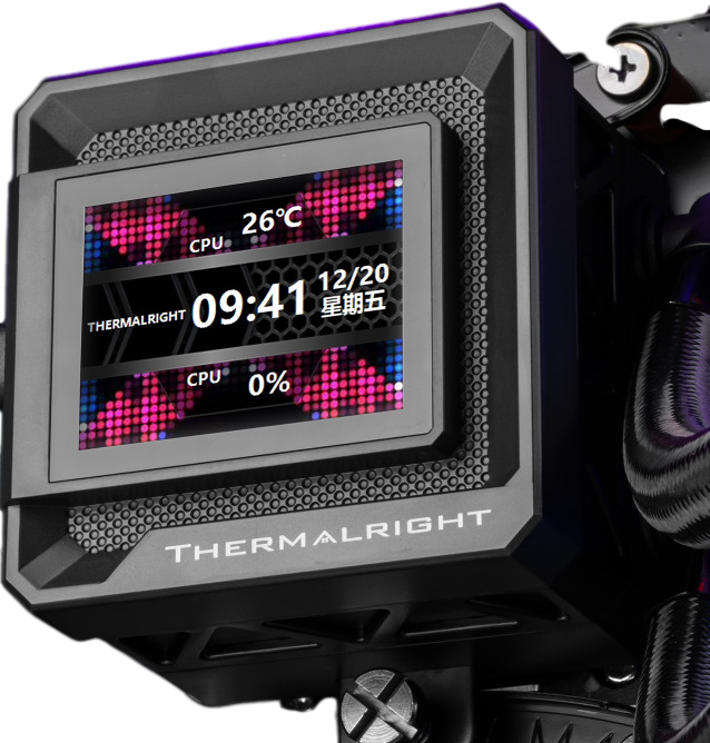 Система жидкостного охлаждения для процессора Thermalright Frozen Warframe SE 360 ARGB Black V2 (TRFWSE360ABV2)