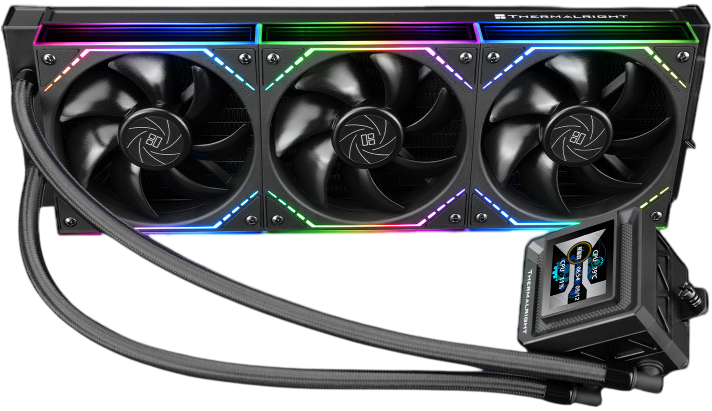 Система жидкостного охлаждения для процессора Thermalright Frozen Warframe SE 360 ARGB Black V2 (TRFWSE360ABV2)