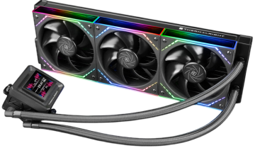 Система жидкостного охлаждения для процессора Thermalright Frozen Warframe SE 360 ARGB Black V2 (TRFWSE360ABV2)