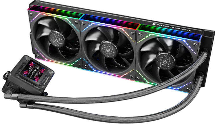 Система жидкостного охлаждения для процессора Thermalright Frozen Warframe SE 360 ARGB Black V2 (TRFWSE360ABV2)