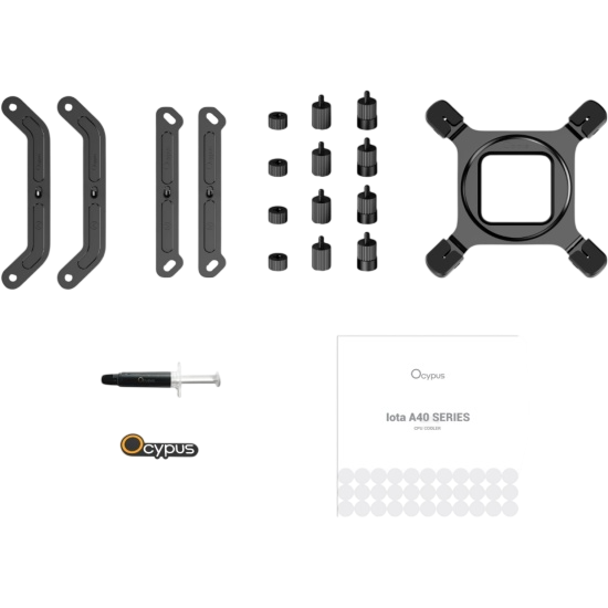Кулер для процессора Ocypus Lota A40 WH Digital White (Iota-A40-WH1NNWD00X-GL)