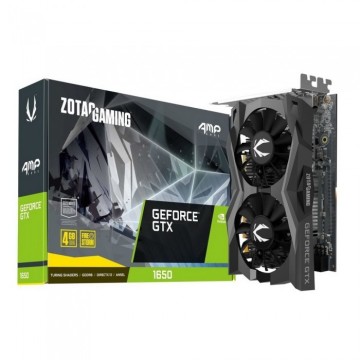 Видеокарта ZOTAC (ZT-T16520J-10L) GeForce GTX 1650 1650MHz PCI-E 3.0 4096MB 12000MHz 128 bit DVI HDMI DisplayPort HDCP AMP Core