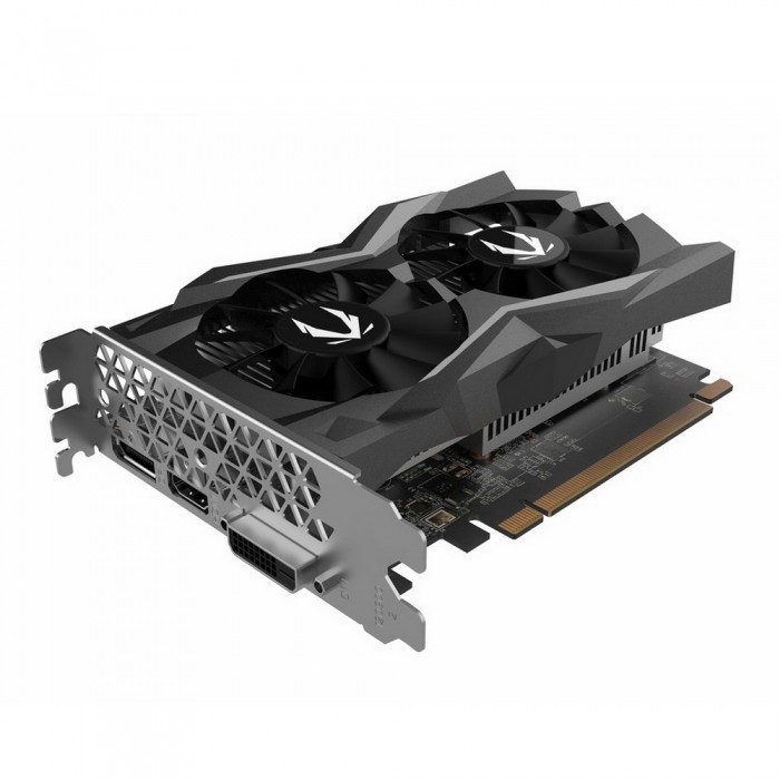 Видеокарта ZOTAC (ZT-T16520J-10L) GeForce GTX 1650 1650MHz PCI-E 3.0 4096MB 12000MHz 128 bit DVI HDMI DisplayPort HDCP AMP Core
