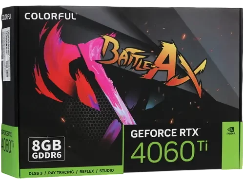 Видеокарта Colorful (RTX 4060 Ti NB DUO 8GB-V) GeForce RTX 4060 Ti 8GB NB DUO 8GB-V