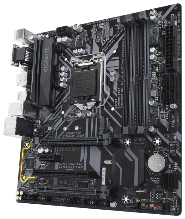 Материнская плата GIGABYTE B360M HD3