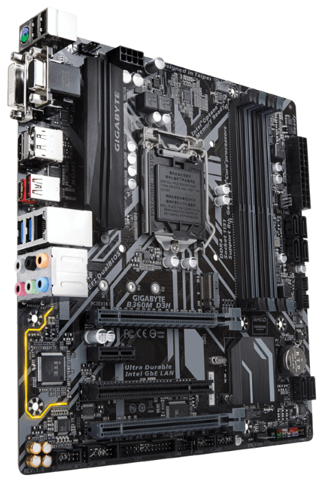 Материнская плата GIGABYTE B360M HD3