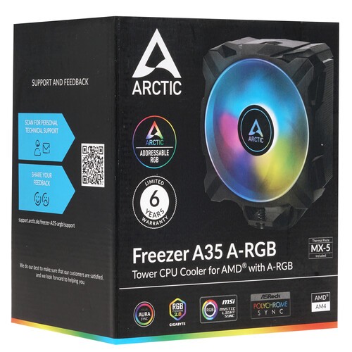 Кулер для процессора Arctic Cooling FREEZER A35 ARGB ACFRE00115A