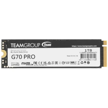 Твердотельный накопитель Team Group 1000 Gb T-FORCE G70 PRO (TM8FFH001T0C128)
