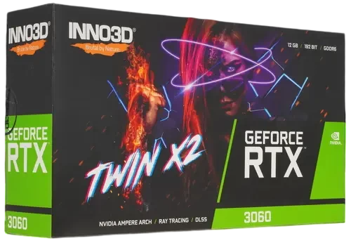 Видеокарта INNO3D (N30602-12D6-119032AH) GeForce RTX 3060 12GB TWIN X2