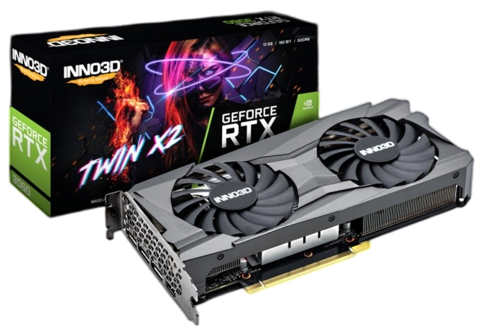Видеокарта INNO3D (N30602-12D6-119032AH) GeForce RTX 3060 12GB TWIN X2