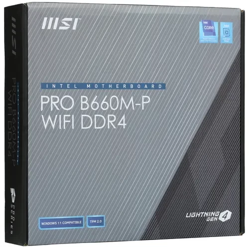 Материнская плата MSI PRO B660M-P WIFI DDR4