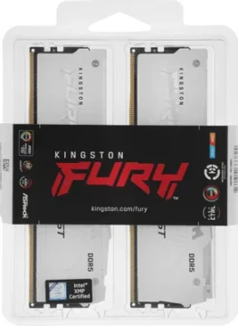 Оперативная память 32 Gb 5600 MHz Kingston FURY Beast RGB White (KF556C40BWAK2-32)