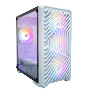 Компьютерный корпус 1STPLAYER TRILOBITE T5 TG White (T5-WH-4F1-W)