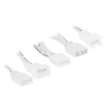 Комплект вентиляторов для корпуса Geometric Future Squama 2503W-14 ARGB White (1F2503W314000)