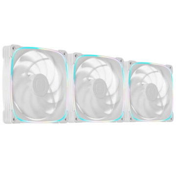 Комплект вентиляторов для корпуса Geometric Future Squama 2503W-14 ARGB White (1F2503W314000)
