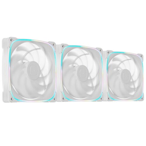 Комплект вентиляторов для корпуса Geometric Future Squama 2503W-14 ARGB White (1F2503W314000)