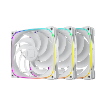 Комплект вентиляторов для корпуса Geometric Future Squama 2503W-14 ARGB White (1F2503W314000)