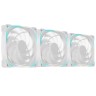 Комплект вентиляторов для корпуса Geometric Future Squama 2503W-14 ARGB White (1F2503W314000)