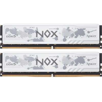 Оперативная память 32 Gb 6200 MHz Apacer NOX White (AH5U32G62C532MWAA-2)