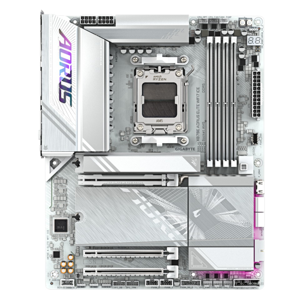Материнская плата Gigabyte X870E AORUS ELITE WIFI7 ICE