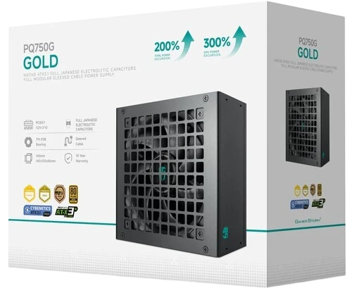 Блок питания Deepcool 750W GAMERSTORM PQ750G 16 Pin (PCIe 5.0 Connector Cable Details)