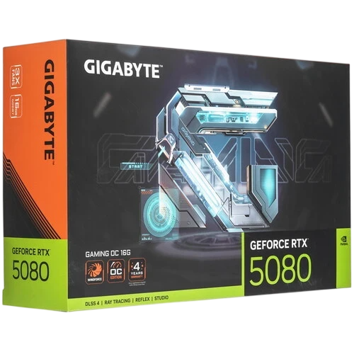 Видеокарта Gigabyte (GV-N5080GAMING-16GD) GeForce RTX 5080 16GB GAMING