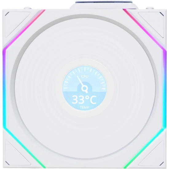 Комплект вентиляторов для корпуса Lian Li UNI FAN TL WIRELESS LCD 120 12TLLCD1W3W ARGB White (G99.12TLLCD1W3W.R0)