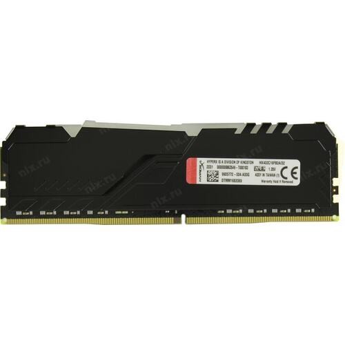 Оперативная память 32 Gb 3200 MHz Kingston HYPERX FURY RGB (HX432C16FB3A/32)