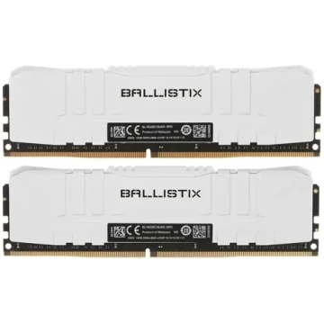 Оперативная память 32 Gb 2666 MHz CRUCIAL BALLISTIX White (BL2K16G26C16U4W)