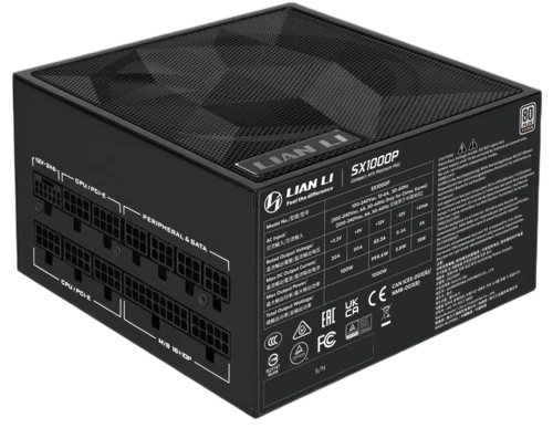 Блок питания Lian Li 1000W SX1000P Black (G9P.SX1000P.B000.RU) 16 Pin (PCIe 5.1 Connector Cable Details)