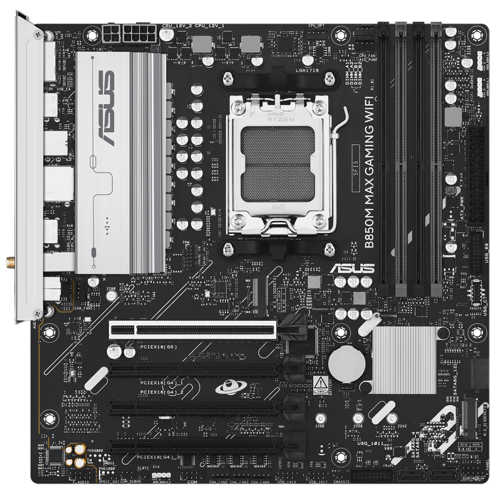 Материнская плата ASUS B850M MAX GAMING WIFI (90MB1LL0-M0EAY0)