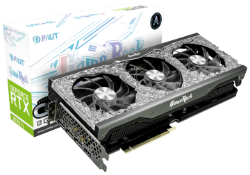 Видеокарта Palit (NED307TT19P2-1047G) GeForce RTX 3070 Ti 8GB GAMEROCK OC