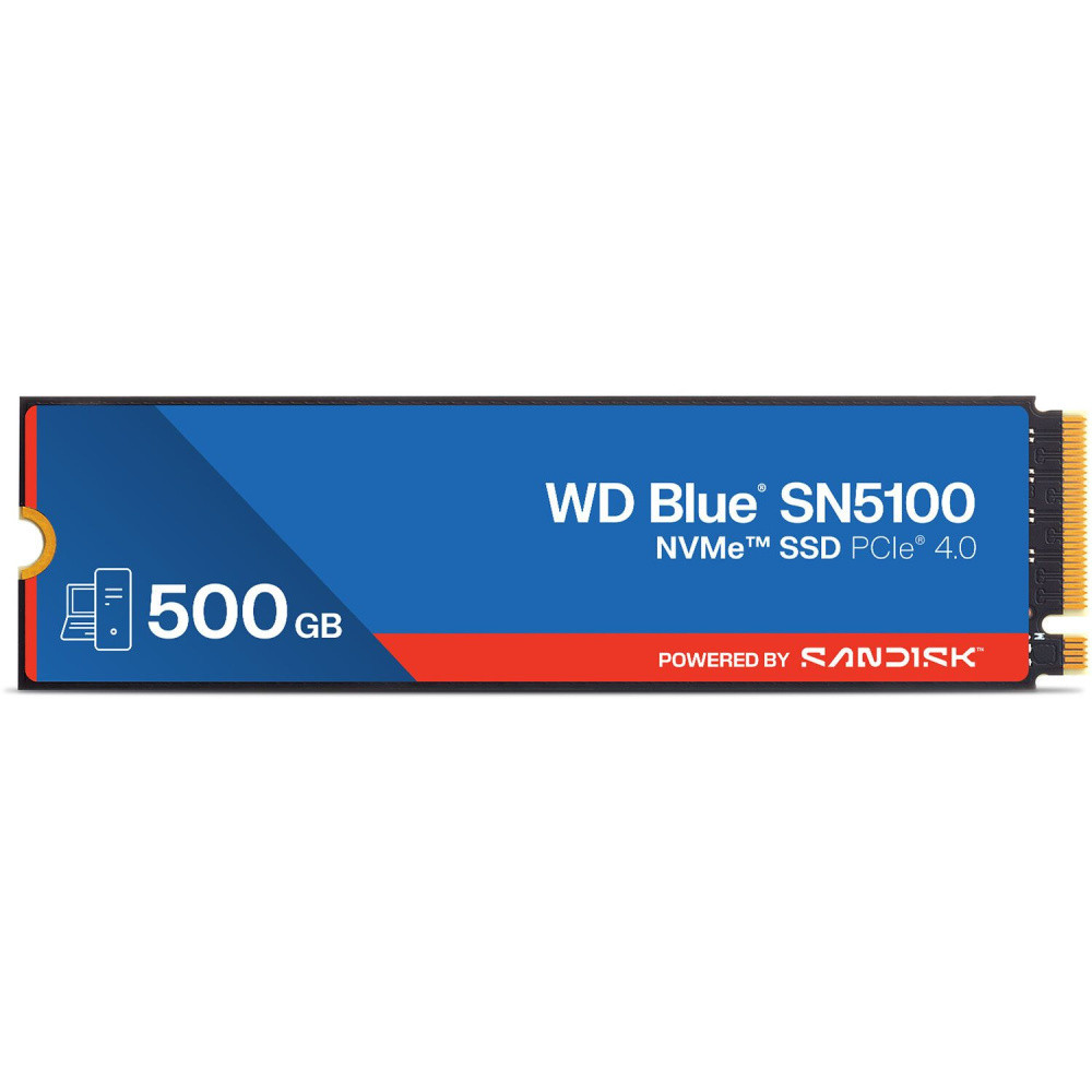 Твердотельный накопитель Western Digital 500 Gb SN510 Blue (WDS500G5B0E)