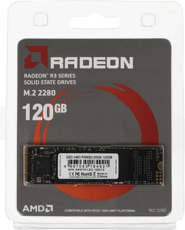 Твердотельный накопитель 120 Gb AMD Radeon R3 Series (R3MS0120G8)