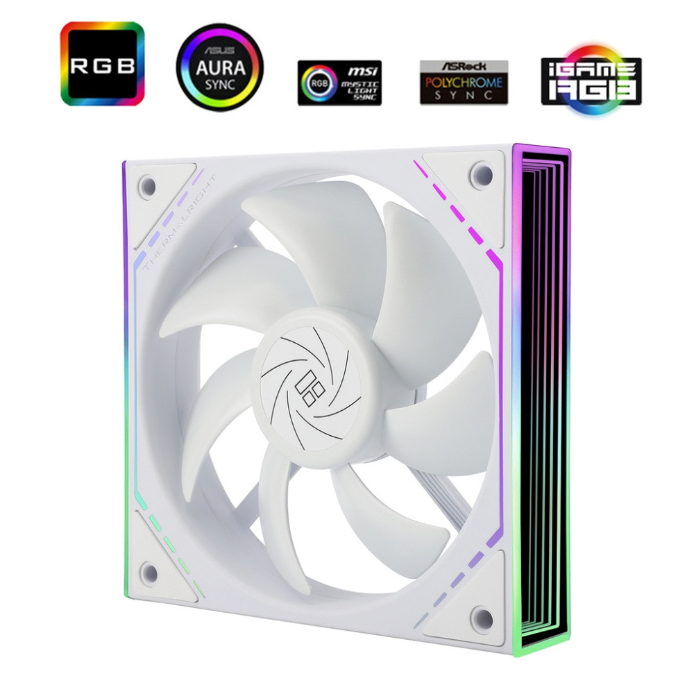 Комплект вентиляторов для корпуса Thermalright TL-M12W X3 ARGB White (TRTLM12W.3P)