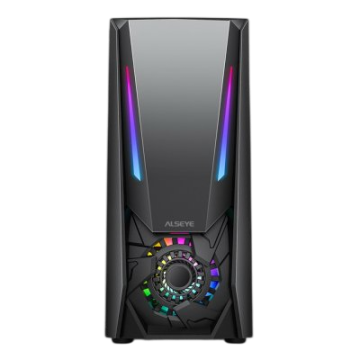 Компьютерный корпус ALSEYE TG Black (Reactor-B)