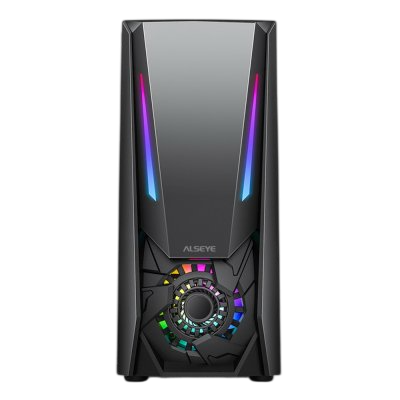 Компьютерный корпус ALSEYE TG Black (Reactor-B)