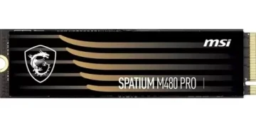 Твердотельный накопитель MSI 1000 Gb SPATIUM M480 PRO (S78-440L1G0-P83)