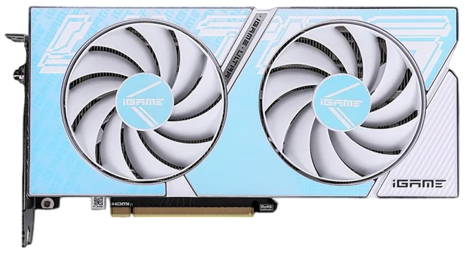Видеокарта Colorful (RTX 4060 Ti Ultra W DUO OC 8GB-V) GeForce RTX 4060 Ti 8GB Ultra W DUO OC 8GB-V