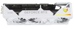 Видеокарта ASUS (TUF-RTX4070TIS-O16G-BTF-WHITE) GeForce RTX 4070 TI SUPER 16GB WHITE OC (90YV0KI0-M0NA00)