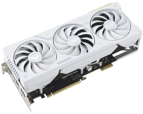 Видеокарта ASUS (TUF-RTX4070TIS-O16G-BTF-WHITE) GeForce RTX 4070 TI SUPER 16GB WHITE OC (90YV0KI0-M0NA00)