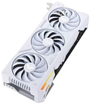 Видеокарта ASUS (TUF-RTX4070TIS-O16G-BTF-WHITE) GeForce RTX 4070 TI SUPER 16GB WHITE OC (90YV0KI0-M0NA00)