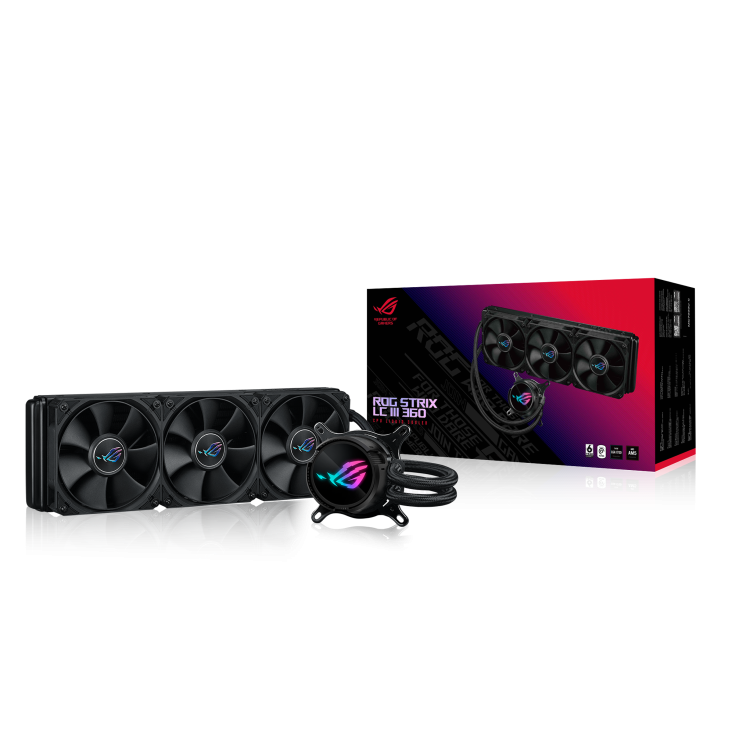 Система жидкостного охлаждения для процессора ASUS ROG STRIX LC III 360 SIGRID V2 ARGB Black (90RC00T0-M0UAY0)