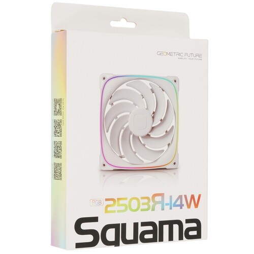 Вентилятор для корпуса Geometric Future Squama 2503RW-14 Reverse ARGB White (1F2503R114100)