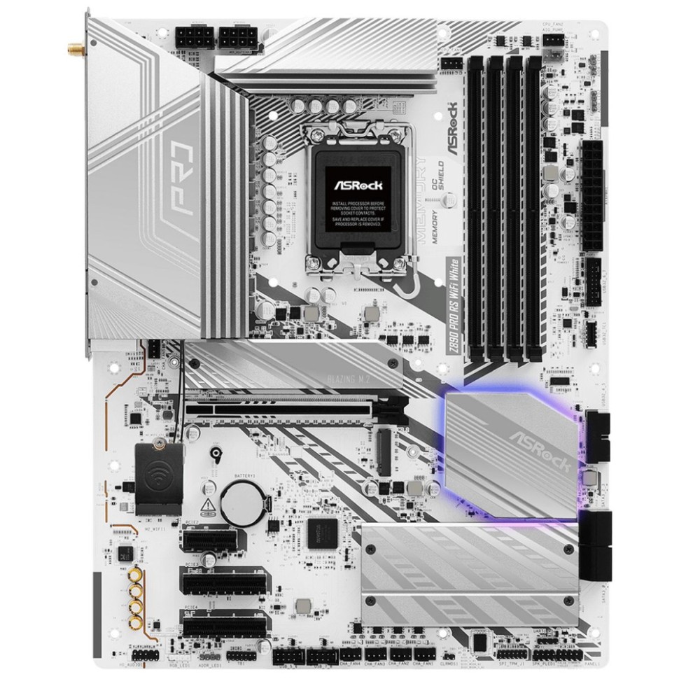 Материнская плата ASRock Z890 PRO RS WIFI WHITE