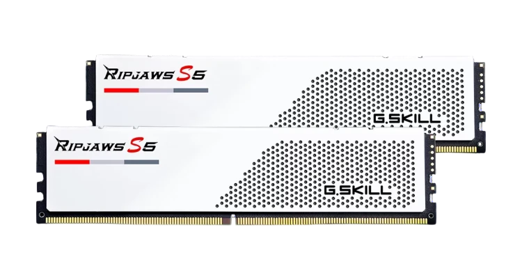 Оперативная память 96 Gb 5200 MHz G.Skill RIPJAWS S5 White(F5-5200J4040A48GX2-RS5W)