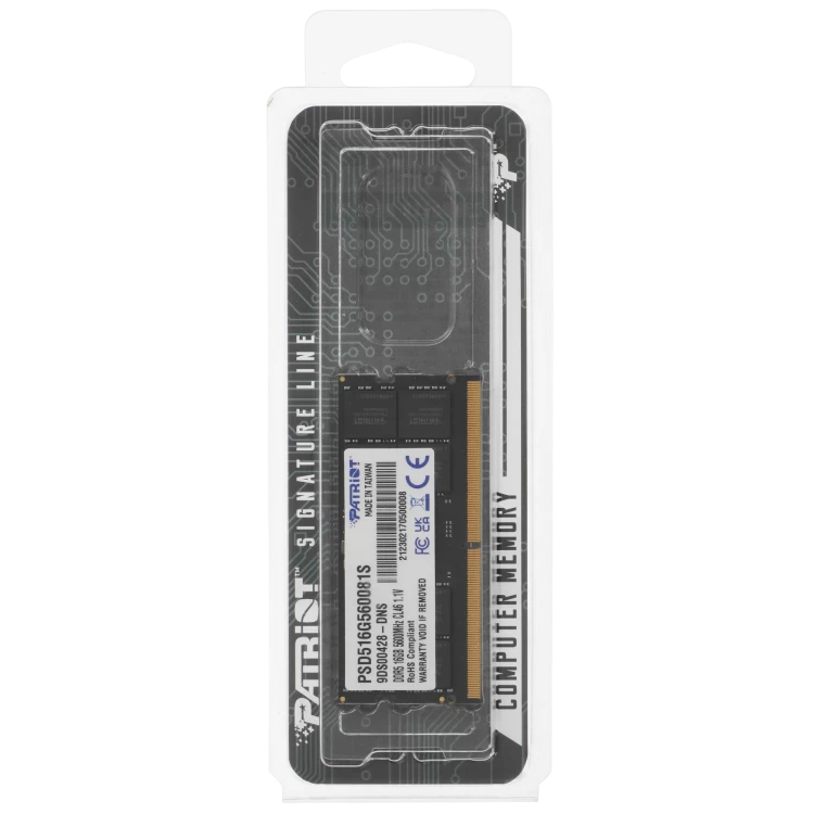 Оперативная память 16 Gb 5600 MHz PATRIOT Signature Line (PSD516G560081S)