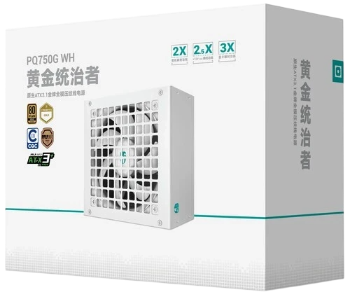 Блок питания Deepcool 750W GAMERSTORM PQ750G WH 16 Pin (PCIe 5.0 Connector Cable Details)