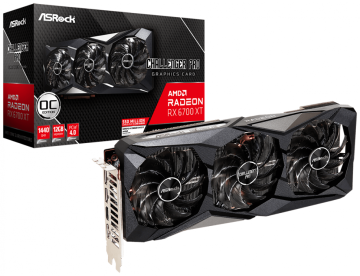 Видеокарта ASRock (RX6700XT CLP 12GO) Radeon RX6700 XT 12GB Challenger Pro OC